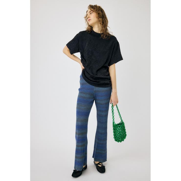 MULTI BORDER ニットパンツ | MOUSSY OUTLET | 詳細画像15 
