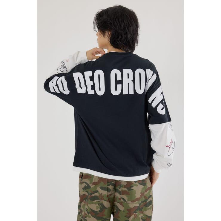 オーバーロゴレイヤードロングスリーブTシャツ | RODEO CROWNS WIDE BOWL | 詳細画像17 