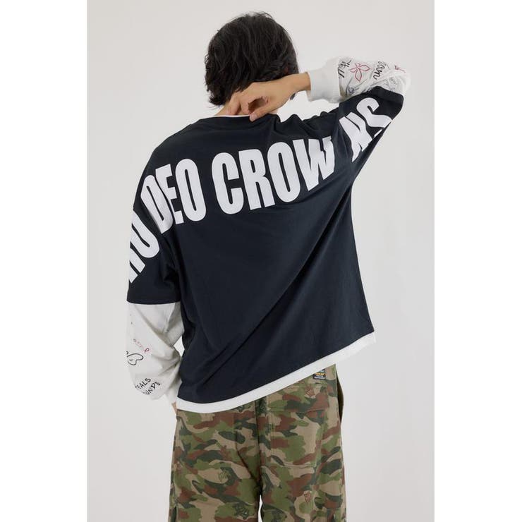 オーバーロゴレイヤードロングスリーブTシャツ | RODEO CROWNS WIDE BOWL | 詳細画像18 