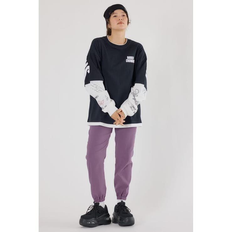 オーバーロゴレイヤードロングスリーブTシャツ | RODEO CROWNS WIDE BOWL | 詳細画像12 
