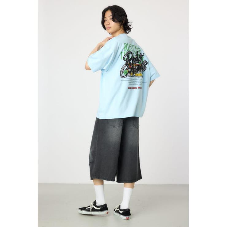 デニムバミューダパンツ | RODEO CROWNS WIDE BOWL | 詳細画像4 