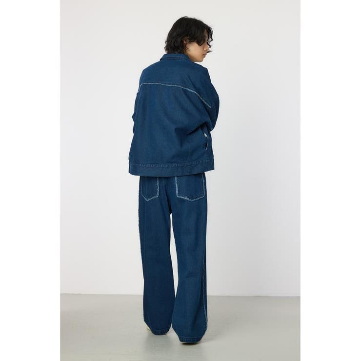 フリンジストレートデニムパンツ | RODEO CROWNS WIDE BOWL | 詳細画像14 