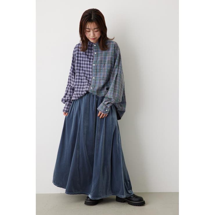 リラックスベロアスカート | RODEO CROWNS WIDE BOWL | 詳細画像13 