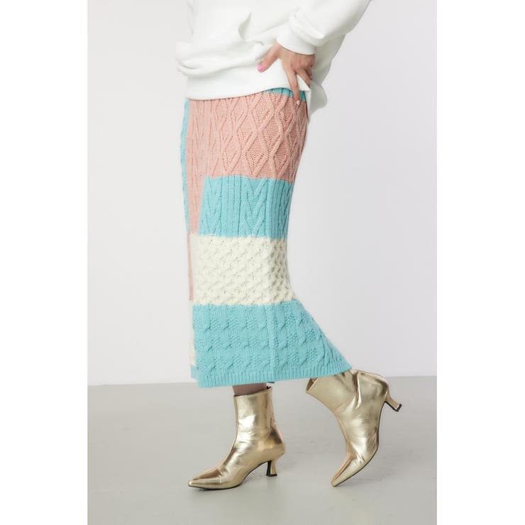 Custom ケーブルニット スカート | RODEO CROWNS WIDE BOWL | 詳細画像11 