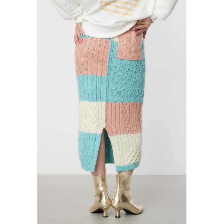 Custom ケーブルニット スカート | RODEO CROWNS WIDE BOWL | 詳細画像12 