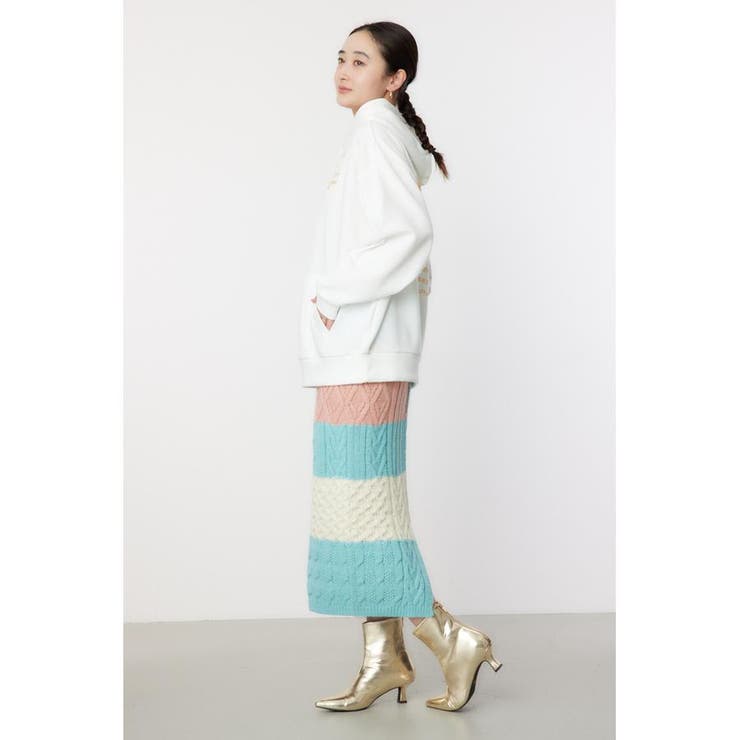 Custom ケーブルニット スカート | RODEO CROWNS WIDE BOWL | 詳細画像13 