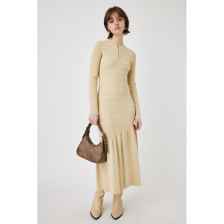 FLARE HEM KNIT ドレス | MOUSSY OUTLET | 詳細画像11 