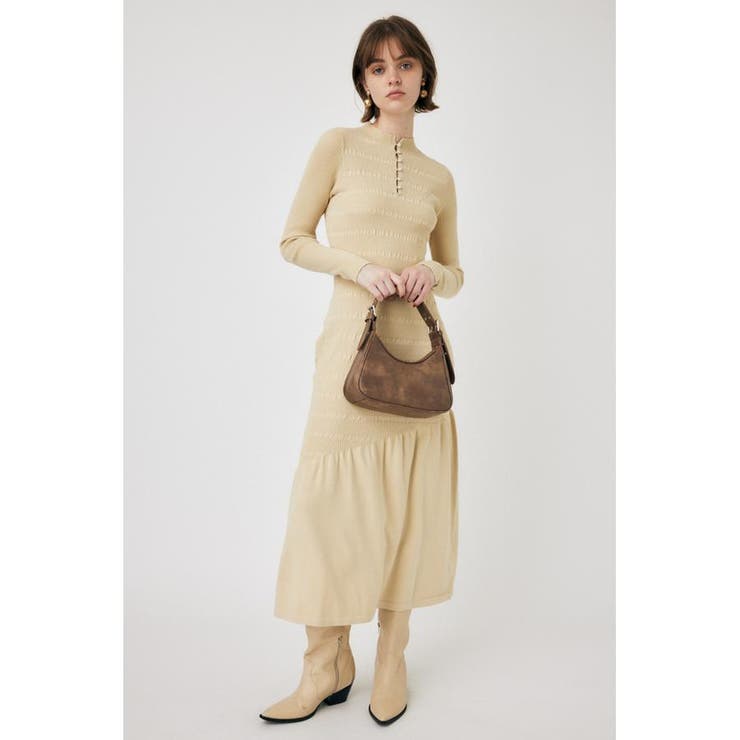 FLARE HEM KNIT ドレス | MOUSSY OUTLET | 詳細画像12 