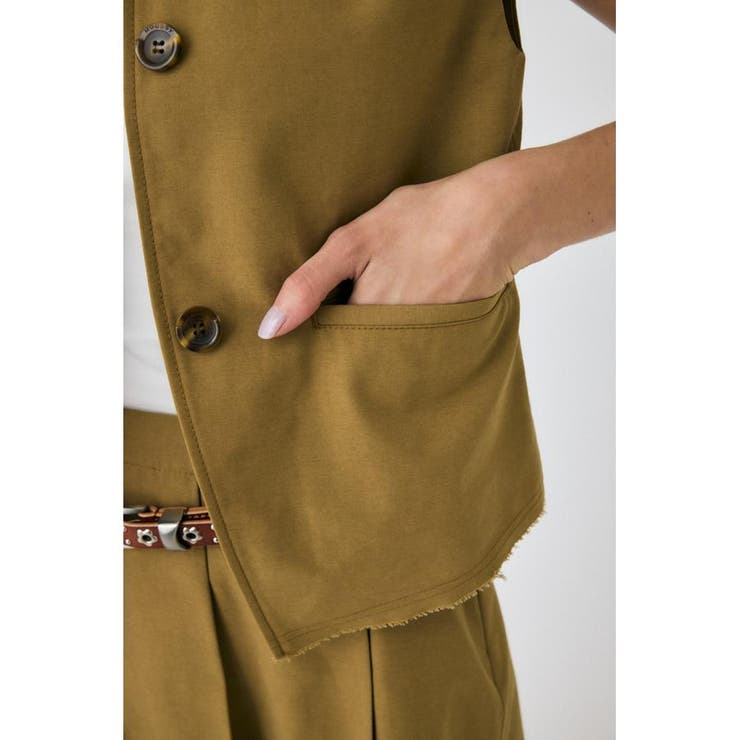SINGLE COLLAR タックベスト | MOUSSY OUTLET | 詳細画像12 