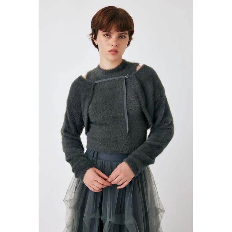 SHAGGY KNIT ボレロ & タンク | MOUSSY OUTLET | 詳細画像1 
