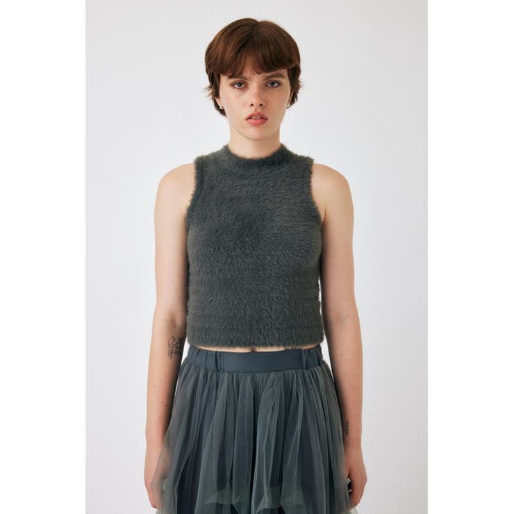 SHAGGY KNIT ボレロ & タンク | MOUSSY OUTLET | 詳細画像5 