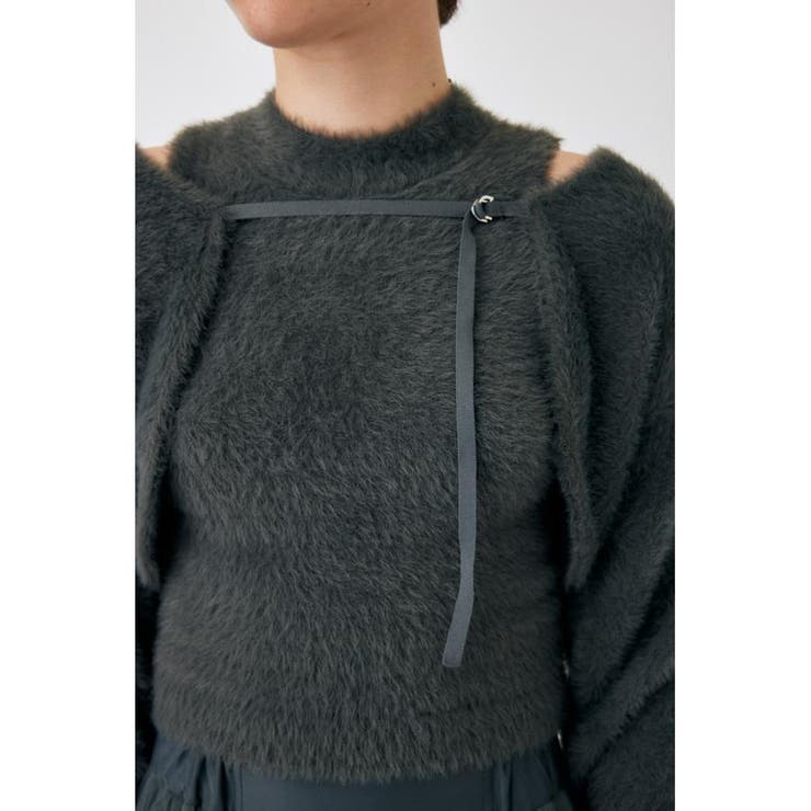 SHAGGY KNIT ボレロ & タンク | MOUSSY OUTLET | 詳細画像8 