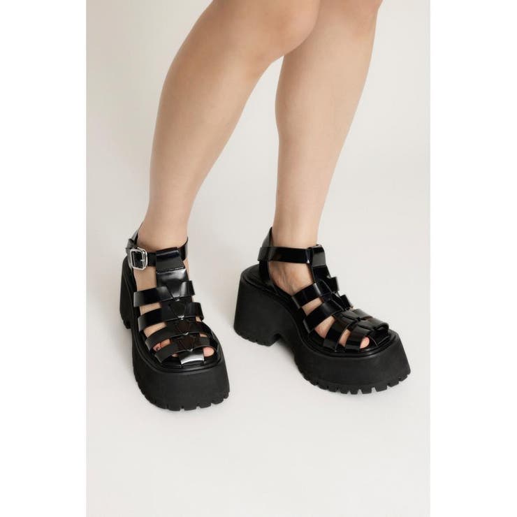 BLK | TANK HEEL CAGE サンダル | SLY OUTLET