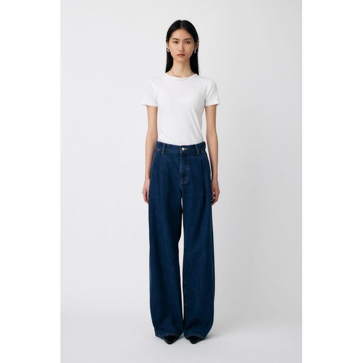 TUCK WIDE ストレートデニム | MOUSSY OUTLET | 詳細画像3 