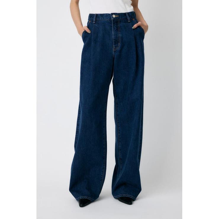 TUCK WIDE ストレートデニム | MOUSSY OUTLET | 詳細画像4 