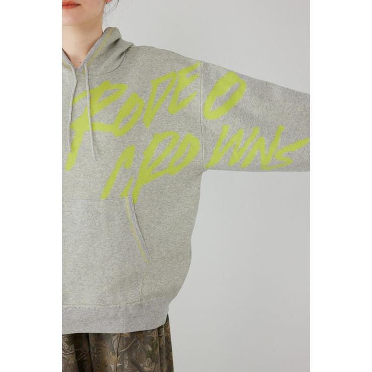 スウェットライクフロントロゴニットフーディー | RODEO CROWNS WIDE BOWL | 詳細画像25 