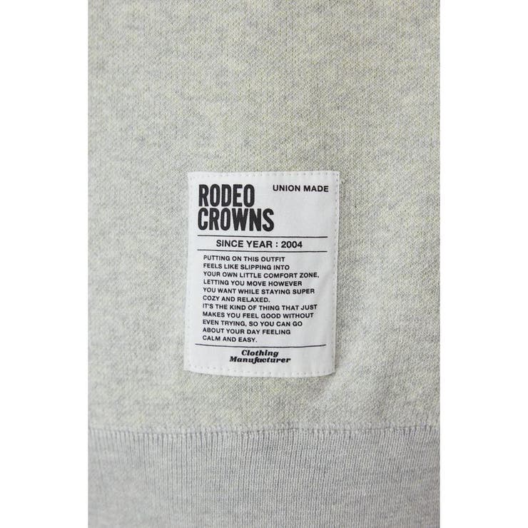 スウェットライクフロントロゴニットフーディー | RODEO CROWNS WIDE BOWL | 詳細画像26 