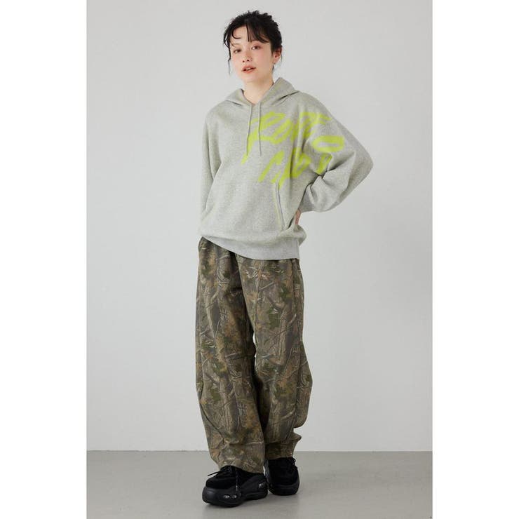 スウェットライクフロントロゴニットフーディー | RODEO CROWNS WIDE BOWL | 詳細画像19 