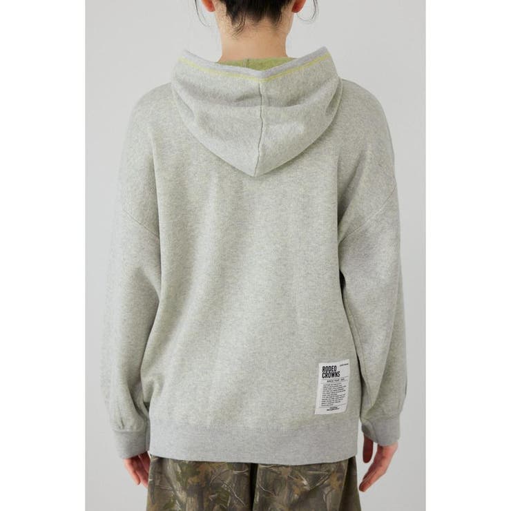 スウェットライクフロントロゴニットフーディー | RODEO CROWNS WIDE BOWL | 詳細画像23 