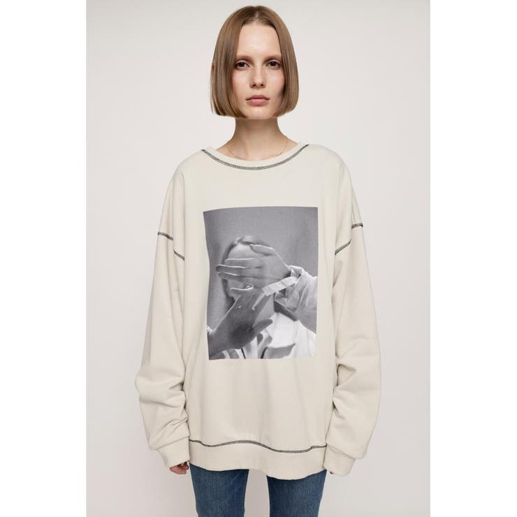 2WAY STITCH PHOTO スウェット[品番：BJLW0023524]｜SLY OUTLET