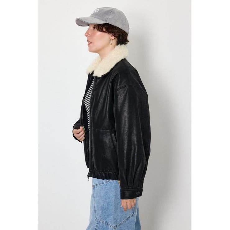 Suede look 2WAY ブルゾン | RODEO CROWNS WIDE BOWL | 詳細画像4 