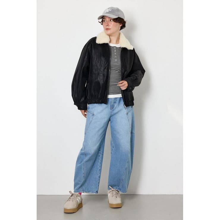 Suede look 2WAY ブルゾン | RODEO CROWNS WIDE BOWL | 詳細画像6 