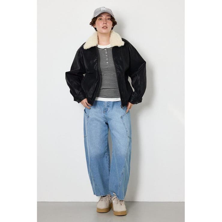 Suede look 2WAY ブルゾン | RODEO CROWNS WIDE BOWL | 詳細画像7 