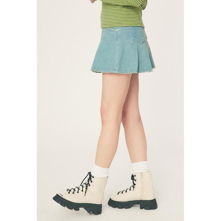 デニムプリーツミニスカート | RODEO CROWNS WIDE BOWL | 詳細画像6 