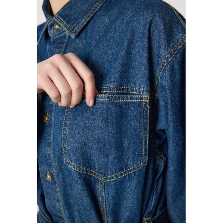 デニムフレアマキシワンピース | RODEO CROWNS WIDE BOWL | 詳細画像15 