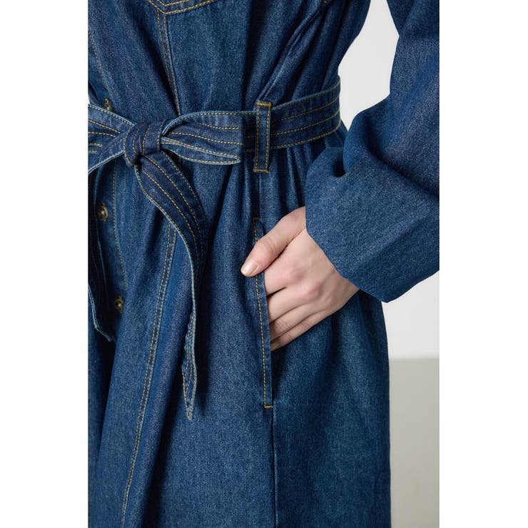 デニムフレアマキシワンピース | RODEO CROWNS WIDE BOWL | 詳細画像18 