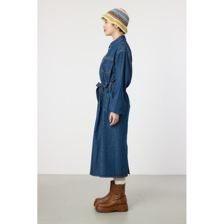 デニムフレアマキシワンピース | RODEO CROWNS WIDE BOWL | 詳細画像12 