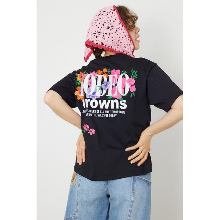Flower Bloom Embroidery Tシャツ | RODEO CROWNS WIDE BOWL | 詳細画像11 