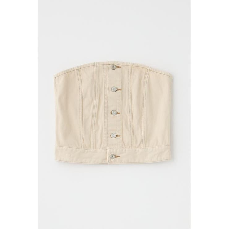 DENIM BARE ビスチェ | MOUSSY OUTLET | 詳細画像21 