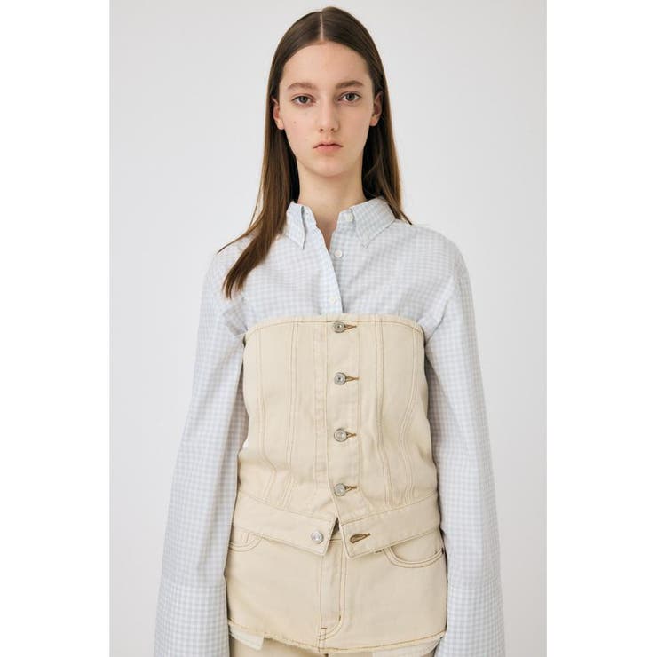 DENIM BARE ビスチェ | MOUSSY OUTLET | 詳細画像15 