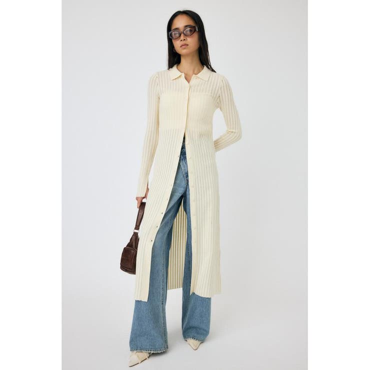 SHEER LONG カーディガン | MOUSSY OUTLET | 詳細画像1 