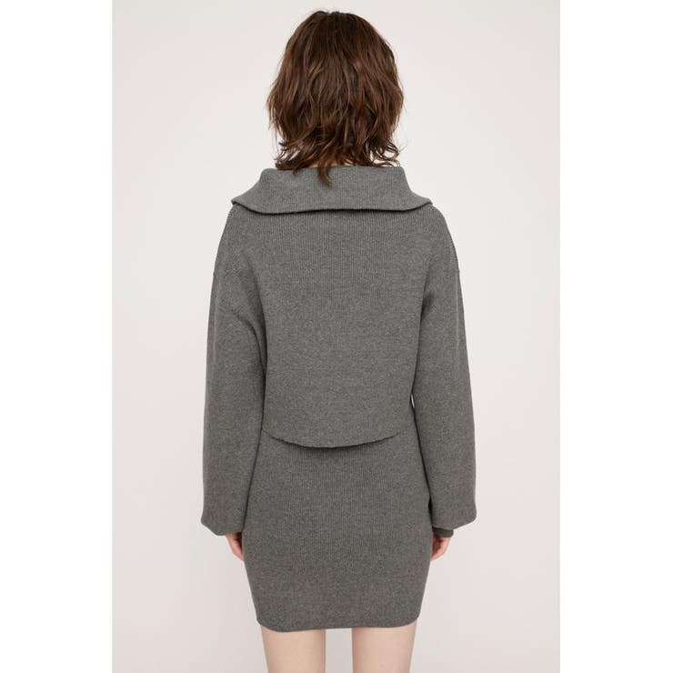 BIG COLLOR ZIP UP 2P ショートワンピース | SLY OUTLET | 詳細画像21 