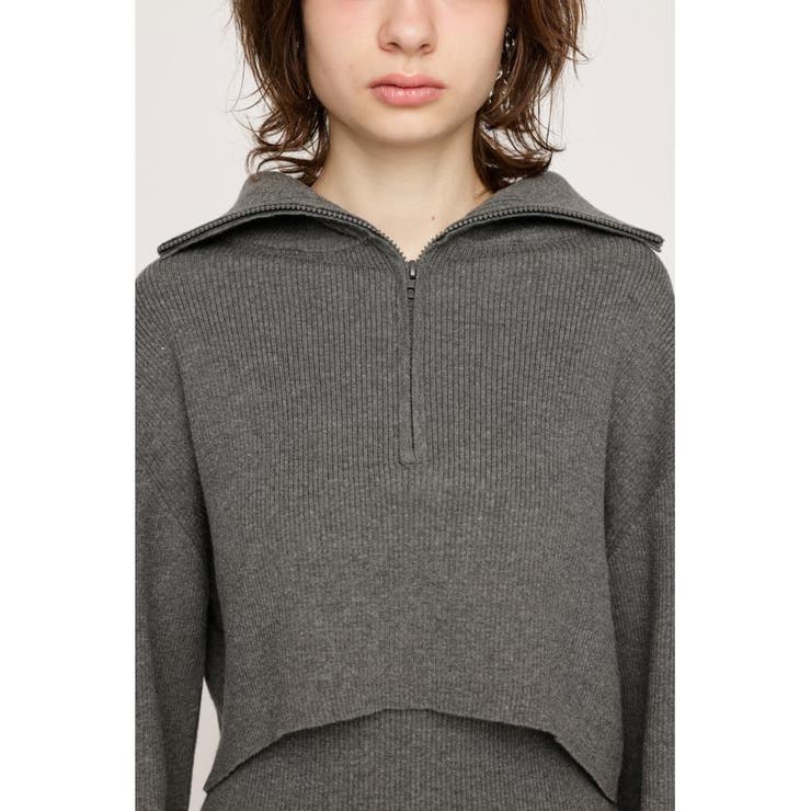BIG COLLOR ZIP UP 2P ショートワンピース | SLY OUTLET | 詳細画像24 