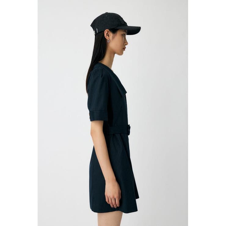 BIG COLLAR MINI ドレス | MOUSSY OUTLET | 詳細画像10 