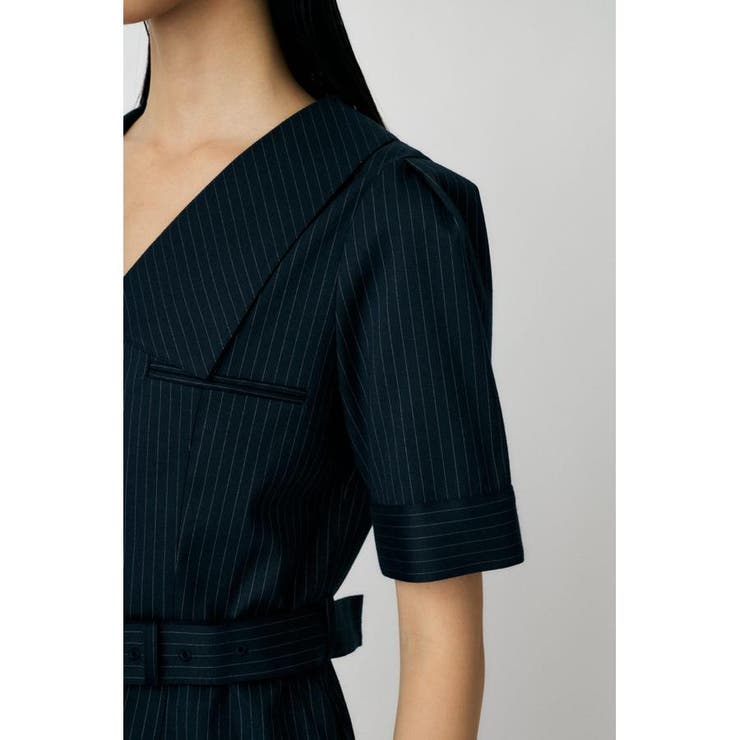 BIG COLLAR MINI ドレス | MOUSSY OUTLET | 詳細画像14 