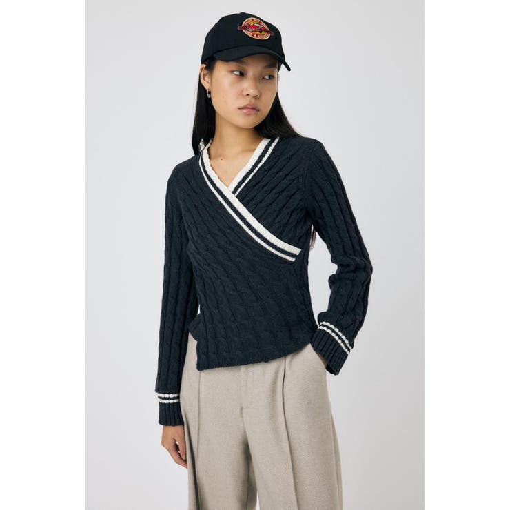 CABLE LINE ニット | MOUSSY OUTLET | 詳細画像12 