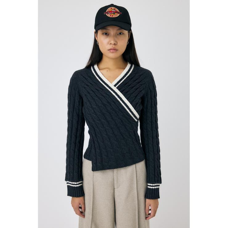 CABLE LINE ニット | MOUSSY OUTLET | 詳細画像13 