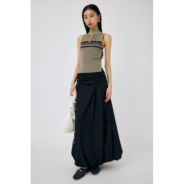 MOCK NECK ハーフジップトップス | MOUSSY OUTLET | 詳細画像9 