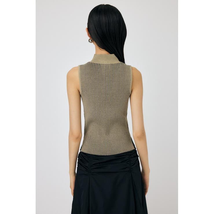 MOCK NECK ハーフジップトップス | MOUSSY OUTLET | 詳細画像13 