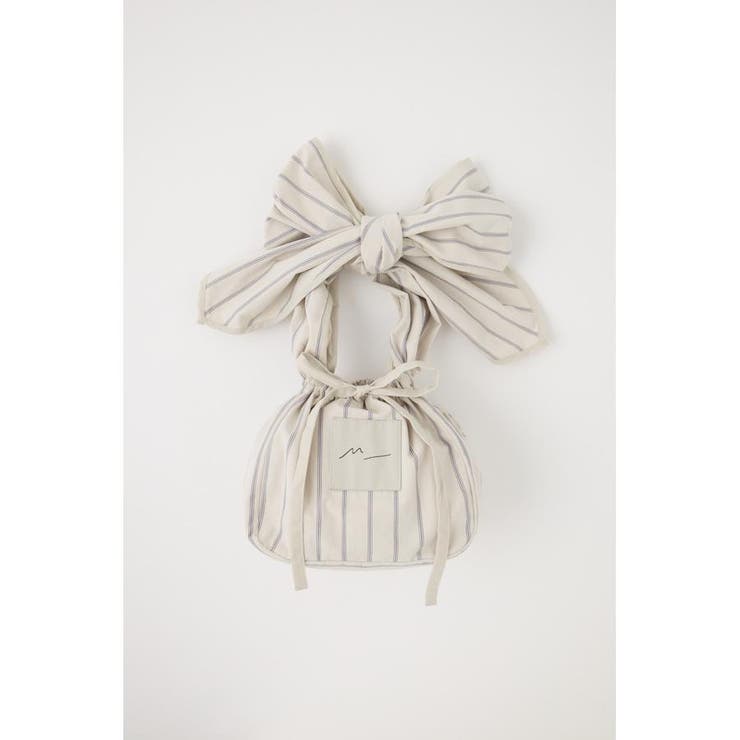 ストライプ巾着ミニバッグ オーガニックコットン使用 | MOUSSY OUTLET | 詳細画像3 