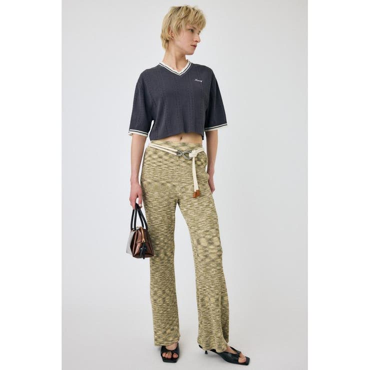 MULTI BORDER ニットパンツ | MOUSSY OUTLET | 詳細画像13 