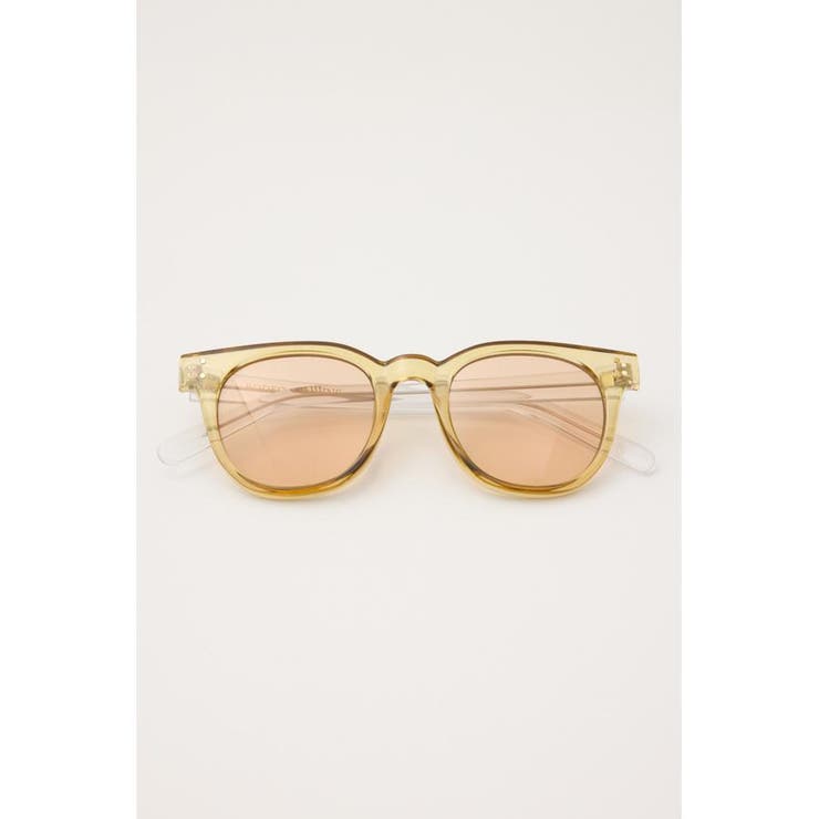 L/YEL1 | CLEAR FLAME SUNGLASSES | RODEO CROWNS WIDE BOWL
