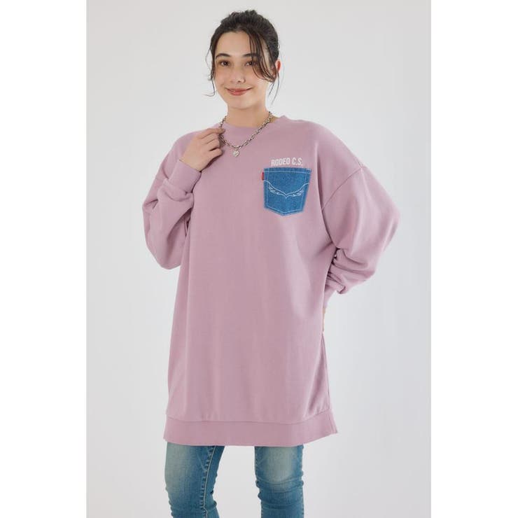 グランジロゴデニムアップリケワンピース | RODEO CROWNS WIDE BOWL | 詳細画像6 