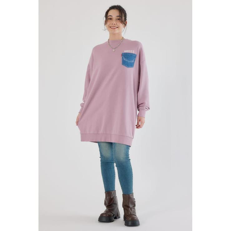 グランジロゴデニムアップリケワンピース | RODEO CROWNS WIDE BOWL | 詳細画像8 