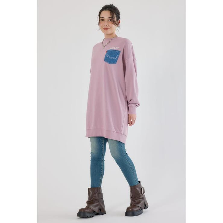 グランジロゴデニムアップリケワンピース | RODEO CROWNS WIDE BOWL | 詳細画像9 