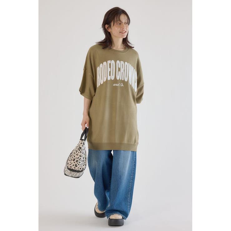 KHA | CURVE LOGOコンビニットワンピース | RODEO CROWNS WIDE BOWL